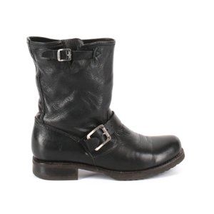 Black FRYE Boots with Buckle